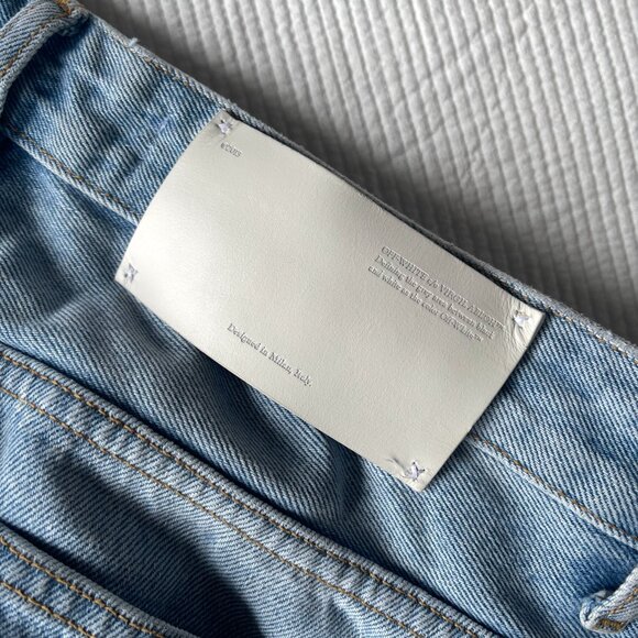 Off-White Painted Toybox Extralong Cargo Jeans - Picture 11 of 13